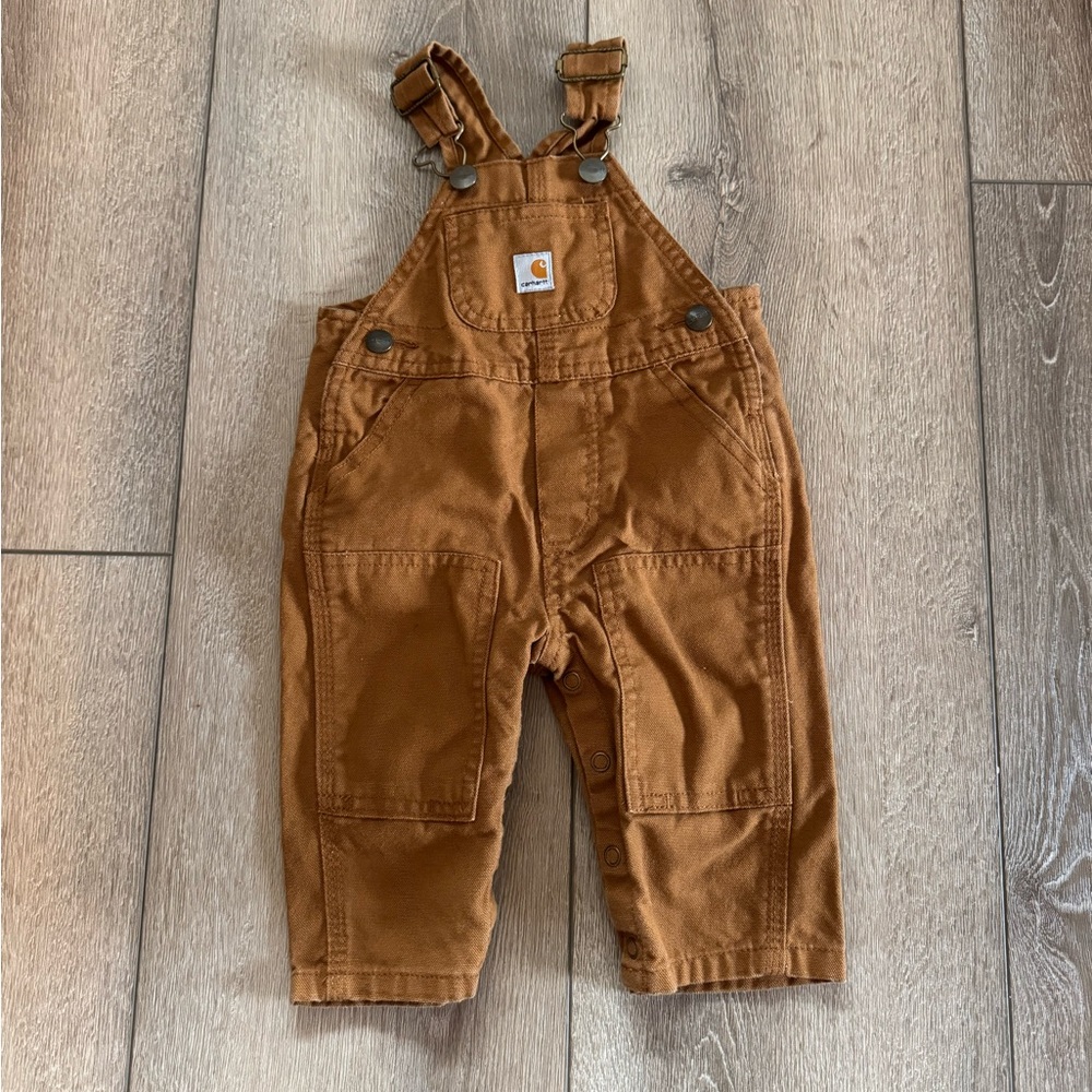 Infant Carhartt Brown Overalls — 3M